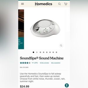 White Noise Electronic Device